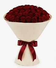 Букет 101 Бордовая роза Блэк Бакарра в Лаголово