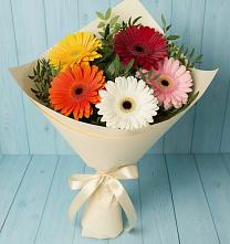 Букет цветов из:  Герберы в Лаголово