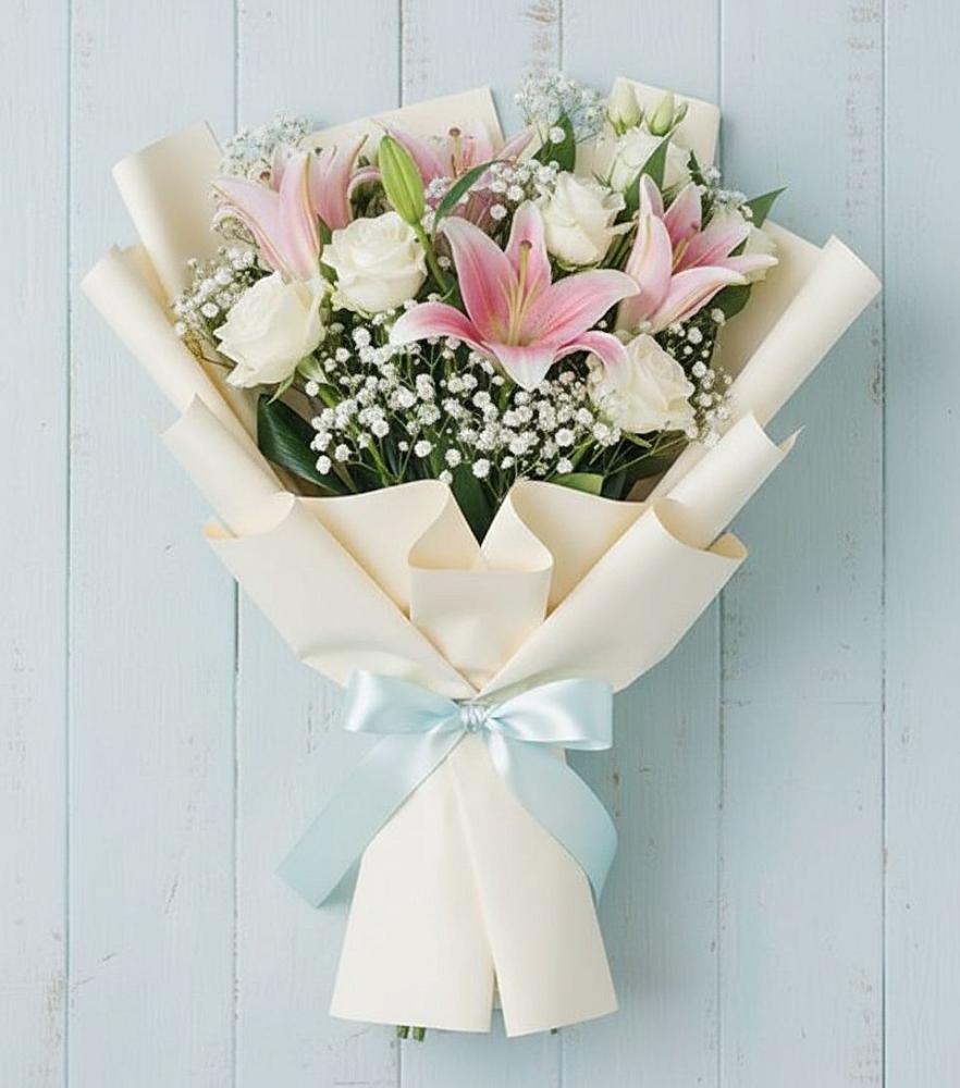 Букет цветов из: Лилии в Лаголово