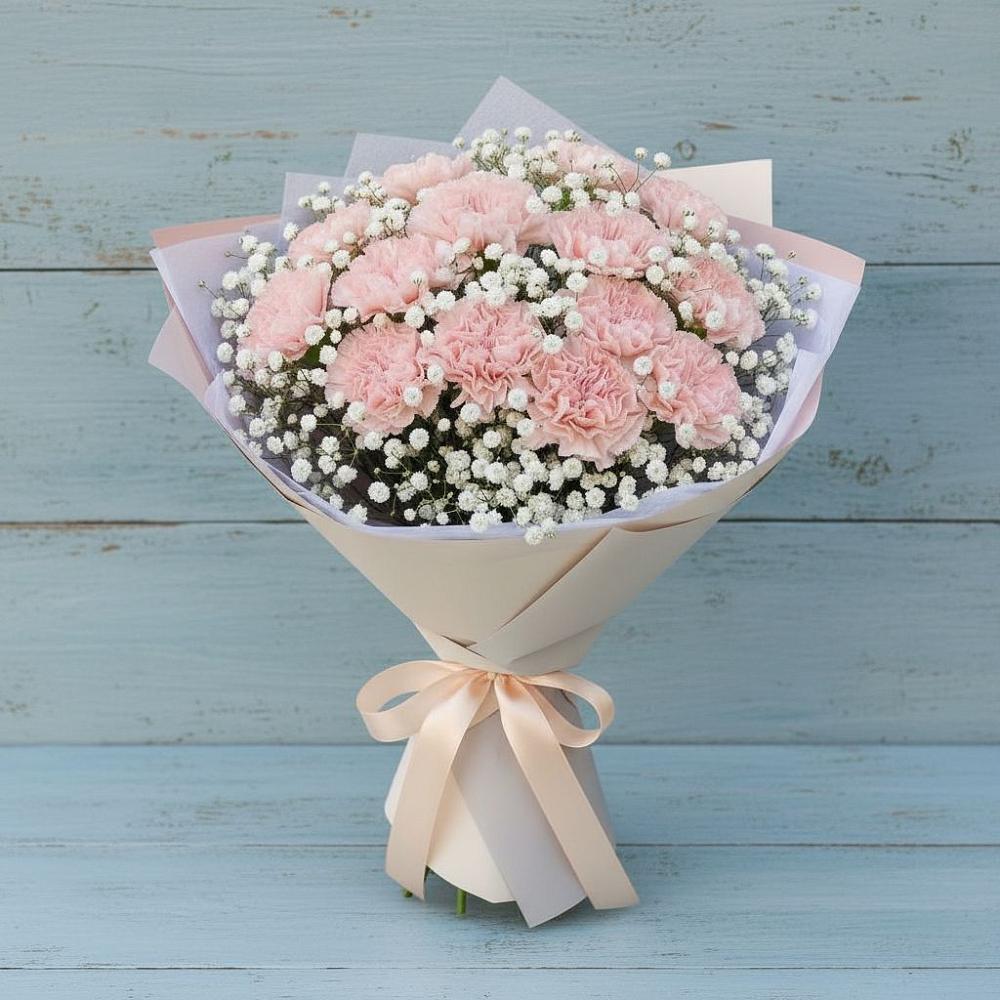 Букет цветов из: Гвоздики в Лаголово