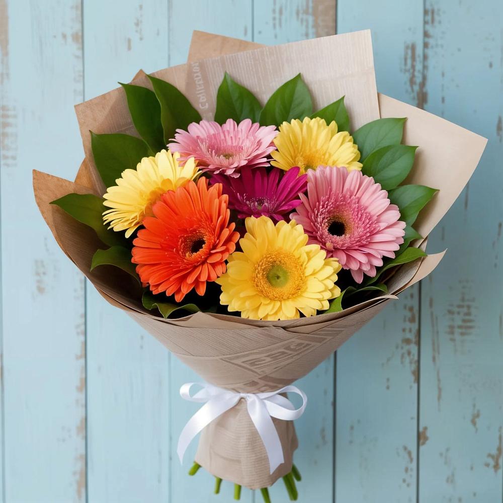 Букет цветов из: Герберы в Лаголово