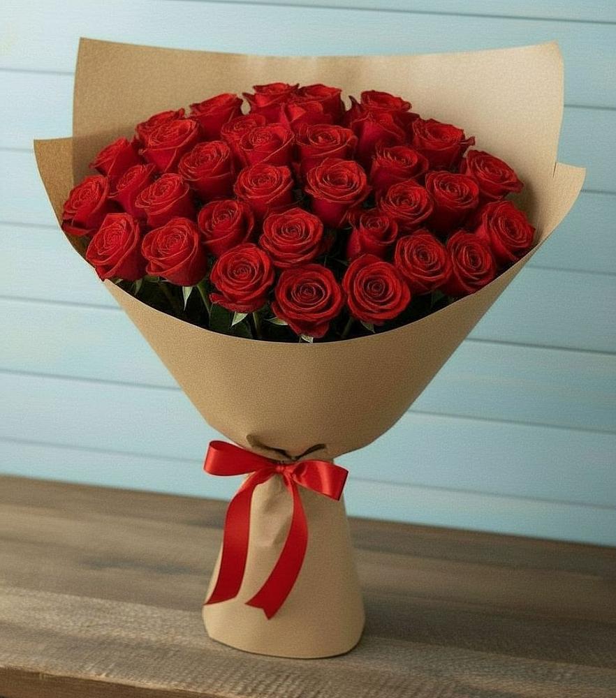 Букет Красные розы Милано в Лаголово