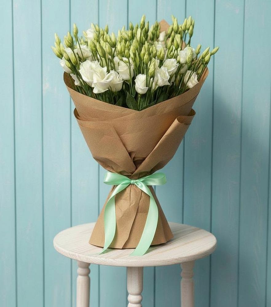 Букет цветов из: Лизиантусы в Лаголово