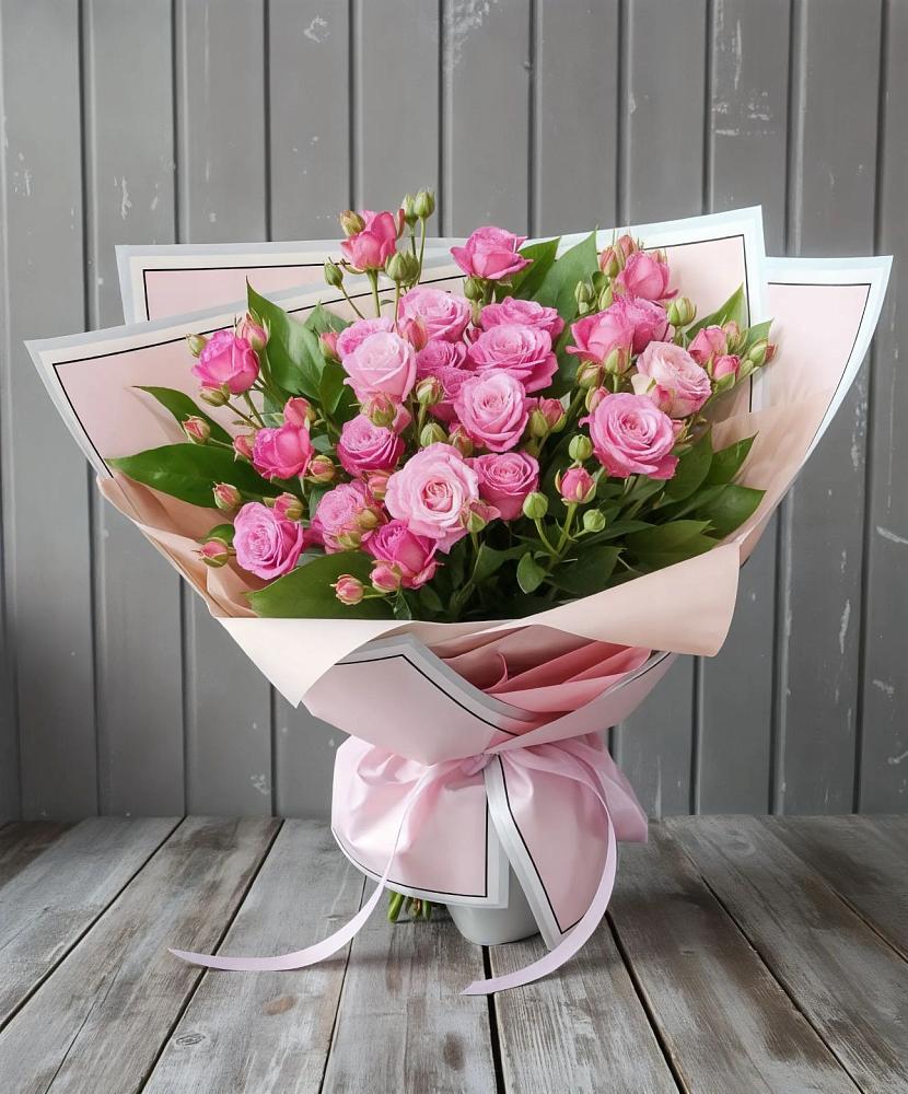 Букет Розовый кустик в Лаголово