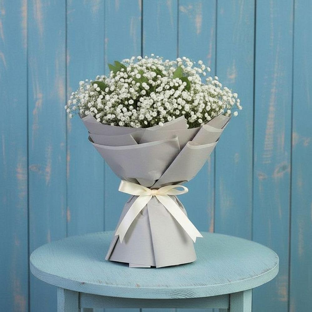 Букет цветов из: Гипсофила в Лаголово