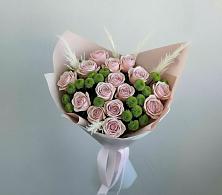 Букет цветов из:  Розы и Хризантемы в Лаголово