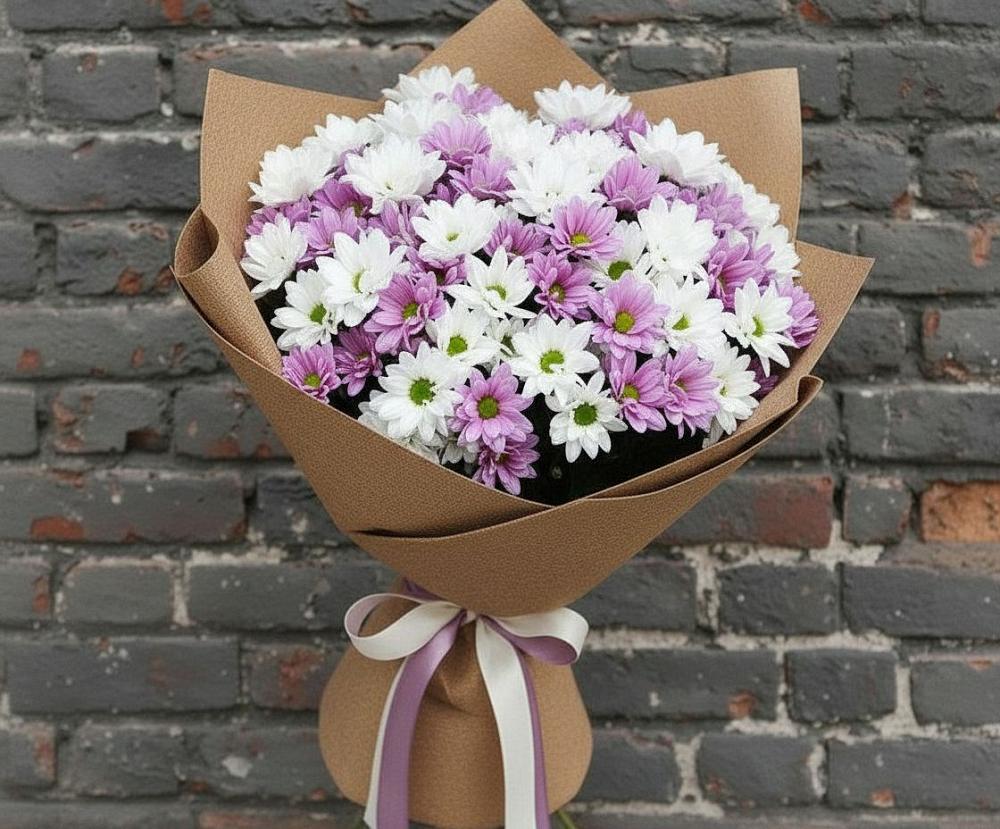 Букет цветов из: Хризантемы в Лаголово